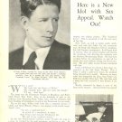 Rudy Vallee 1 page magazine photo clipping N2504