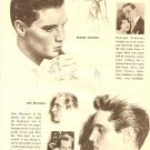 Elvis Presley Rudolph Valentino 1 page magazine photo clipping N2505