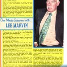 Lee Marvin 1 page magazine photo clipping N2656