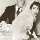 Elizabeth Taylor Spencer Tracy 1 page magazine photo clipping N2678
