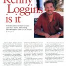 Kenny Loggins 1 page magazine photo clipping N2952