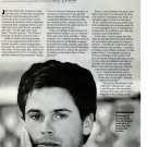 Rob Lowe 1 page magazine photo clipping N2982