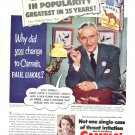 Paul Lukas 1 page magazine photo clipping N2994