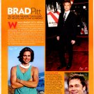 Brad Pitt 1 page magazine photo clipping N3071