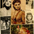 Martha Scott magazine photo clipping lot N3081