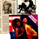 Tina Turner magazine photo clipping lot N3087