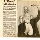 Sean Connery 1 page magazine photo clipping N3159