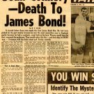 Sean Connery 1 page magazine photo clipping N3170