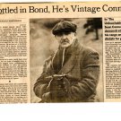 Sean Connery  1 page magazine photo clipping N3181