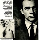 Sean Connery James Bond 1 page magazine photo clipping N3196