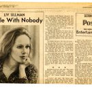 Liv Ullmann 1 page magazine photo clipping N3215