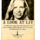Liv Ullmann 1 page magazine photo clipping N3221