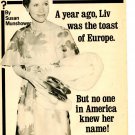 Liv Ullmann 2 page magazine photo clipping N3232