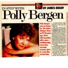 Polly Bergen 1 page magazine photo clipping N3278