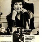 Polly Bergen 3 page magazine photo clipping N3285