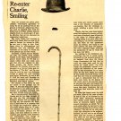 Charles Chaplin 1 page magazine photo clipping N3420