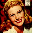 Joan Caulfield 1 page magazine photo clipping N3461