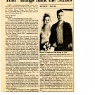 Beverly d'Angelo 1 page magazine photo clipping N3467