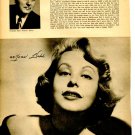 Arlene Dahl 1 page magazine photo clipping N3582