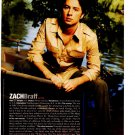 Zach Braff 1 page magazine photo clipping N3631