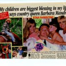 Barbara Mandrell 1 page magazine photo clipping N3723