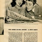 Peter Lawford 2 page magazine photo clipping N3780