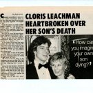 Cloris Leachman 1 page magazine photo clipping N3787