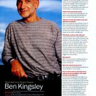 Ben Kingsley 1 page magazine photo clipping N3884
