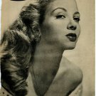 Monica Lewis 1 page magazine photo clipping N3894