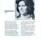 Laine Kazan 1 page magazine photo clipping N3931