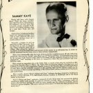 Sammy Kaye 1 page magazine photo clipping N3936