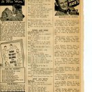 Sammy Kaye 1 page magazine photo clipping N3937