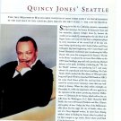 Quincy Jones 1 page magazine photo clipping N3953