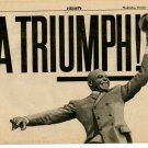 James Earl Jones 2 page magazine photo clipping N3985