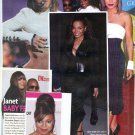Janet Jackson magazine photo clipping lot N4465