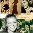 Florence Rice magazine photo clipping lot N1069