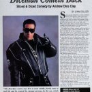 Andrew Dice Clay 1 page magazine photo clipping N1127