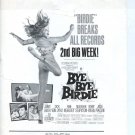 Ann-Margret Bye Bye Birdie ad 1 page magazine photo clipping N1140