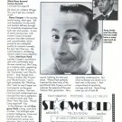 Pee Wee Herman 1 page magazine photo clipping N1144