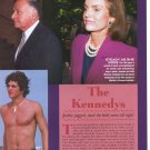 John F Kennedy jr Jacqueline Kennedy 1 page magazine photo clipping N1206