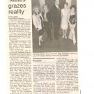 Faye Dunaway Tom Selleck Nancy Travis 1 page magazine photo clipping N2512