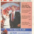 Tom Selleck Nancy Travis 1 page magazine photo clipping N2515