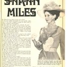 Sarah Miles 1 page magazine photo clipping N2563
