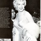 Marilyn Monroe 1 page magazine photo clipping N2616