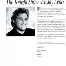 Jay Leno 1 page magazine photo clipping N2746