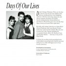 Days of Our Lives 1 page magazine photo clipping N2880