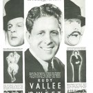 Rudy Vallee 1 page magazine photo clipping N3029