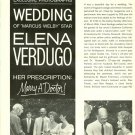 Elena Verdugo 2 page magazine photo clipping N3033