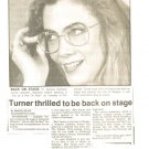 Kathleen Turner 1 page magazine photo clipping N4563