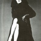 Marlene Dietrich in fur 1 page magazine photo clipping N4626